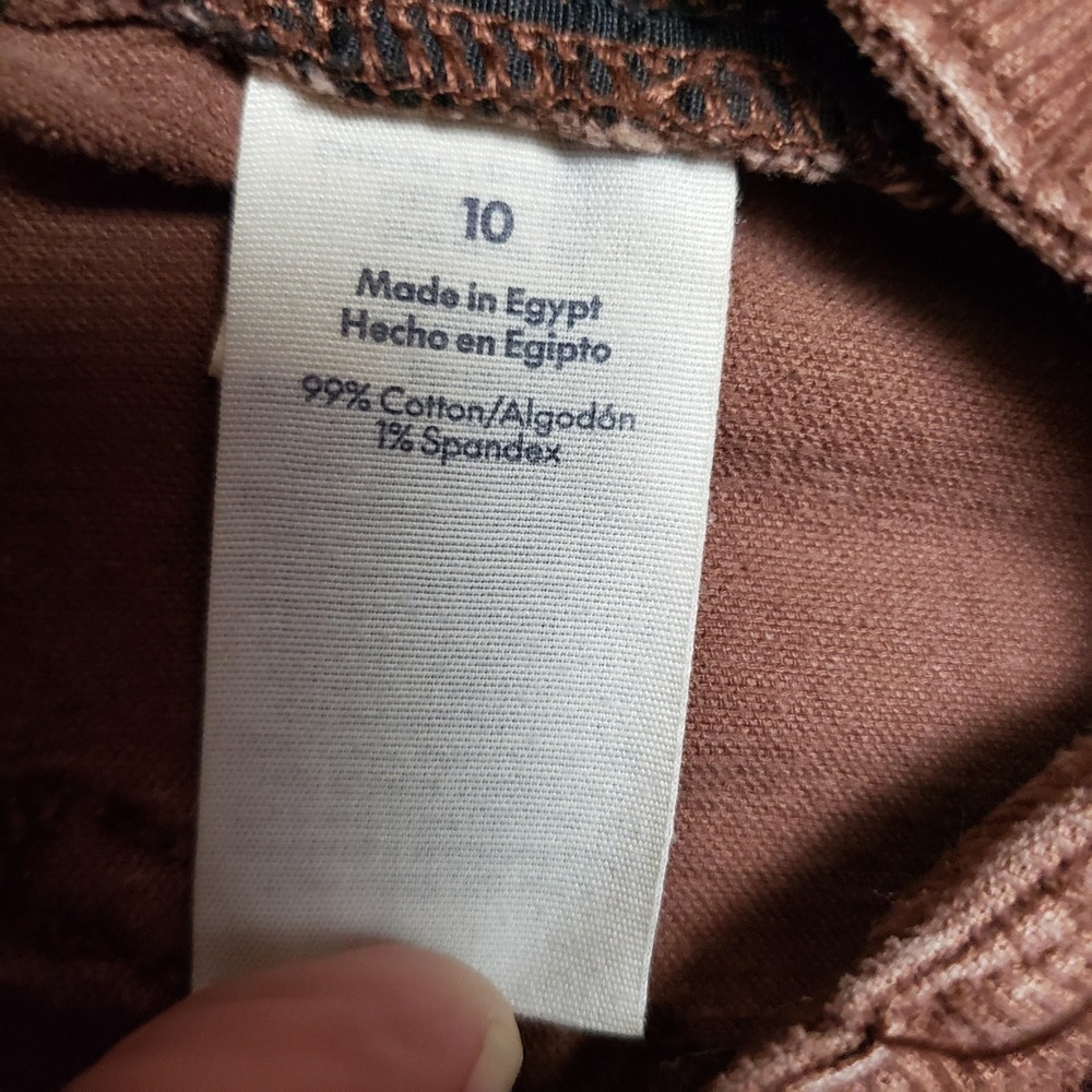 NOBO Corduroy Flare Pants Brown Dark Academia Y2K Preppy Old Money Ivy League 10 - Picture 8 of 12